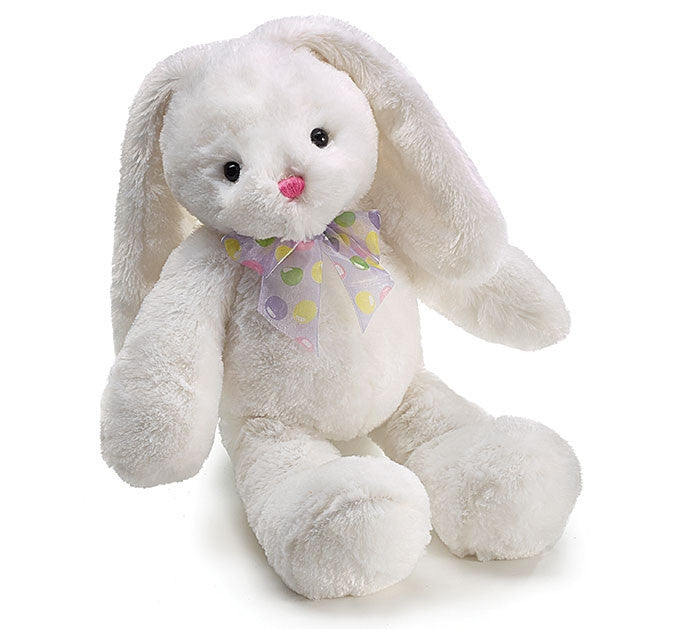 18" Easter Bunny Plush White Floppy Ear - Gifts Happen Here