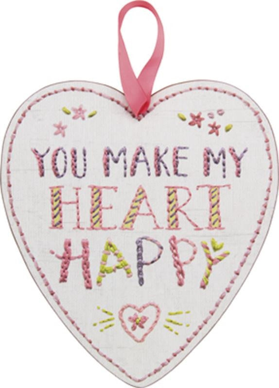 10" You Make My Heart Happy Sign Valentine's Day - Gifts Happen Here