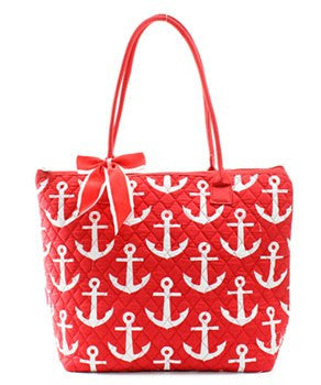 16" Quilted Tote Bag Handbag Purse - Gifts Happen Here