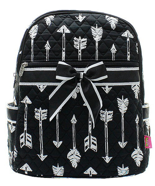 15" Quilted Backpack Bookbag Kids School Tote - Gifts Happen Here