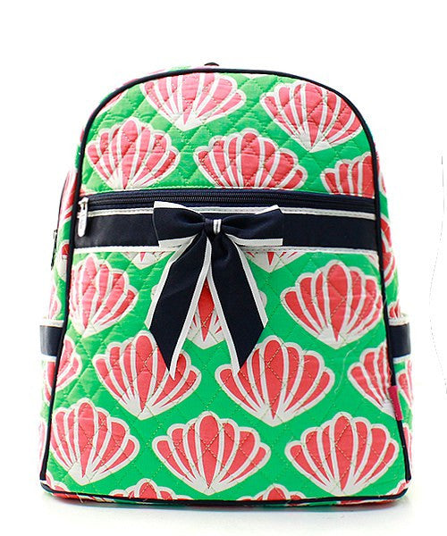 15" Quilted Backpack Bookbag Kids School Tote - Gifts Happen Here