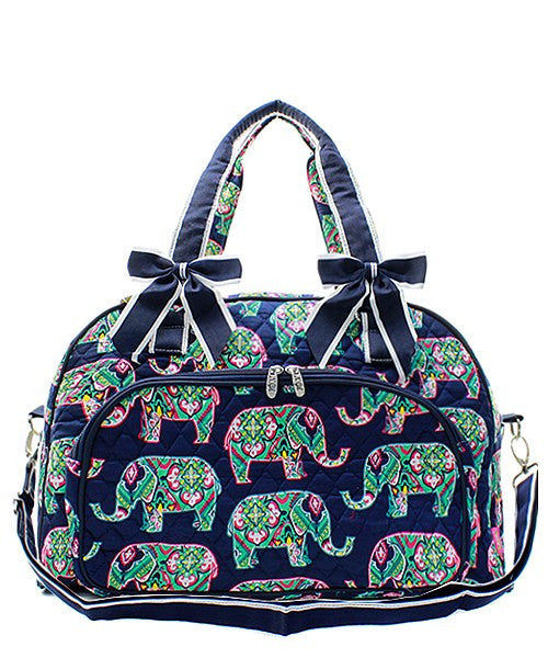 18" Quilted Duffle Tote Bag Kids Girls