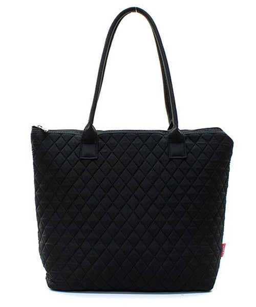 16" Quilted Tote Bag Handbag Purse - Gifts Happen Here