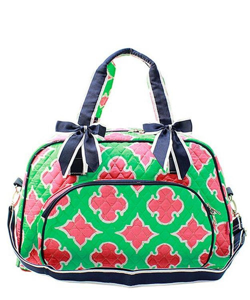 18" Quilted Duffle Tote Bag Kids Girls - Gifts Happen Here