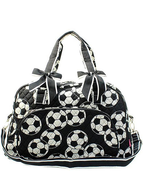 18" Quilted Duffle Tote Bag Kids Girls - Gifts Happen Here