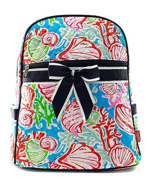15" Quilted Backpack Bookbag Kids School Tote - Gifts Happen Here