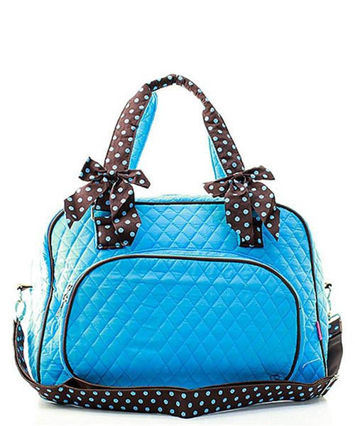18" Quilted Duffle Tote Bag Kids Girls
